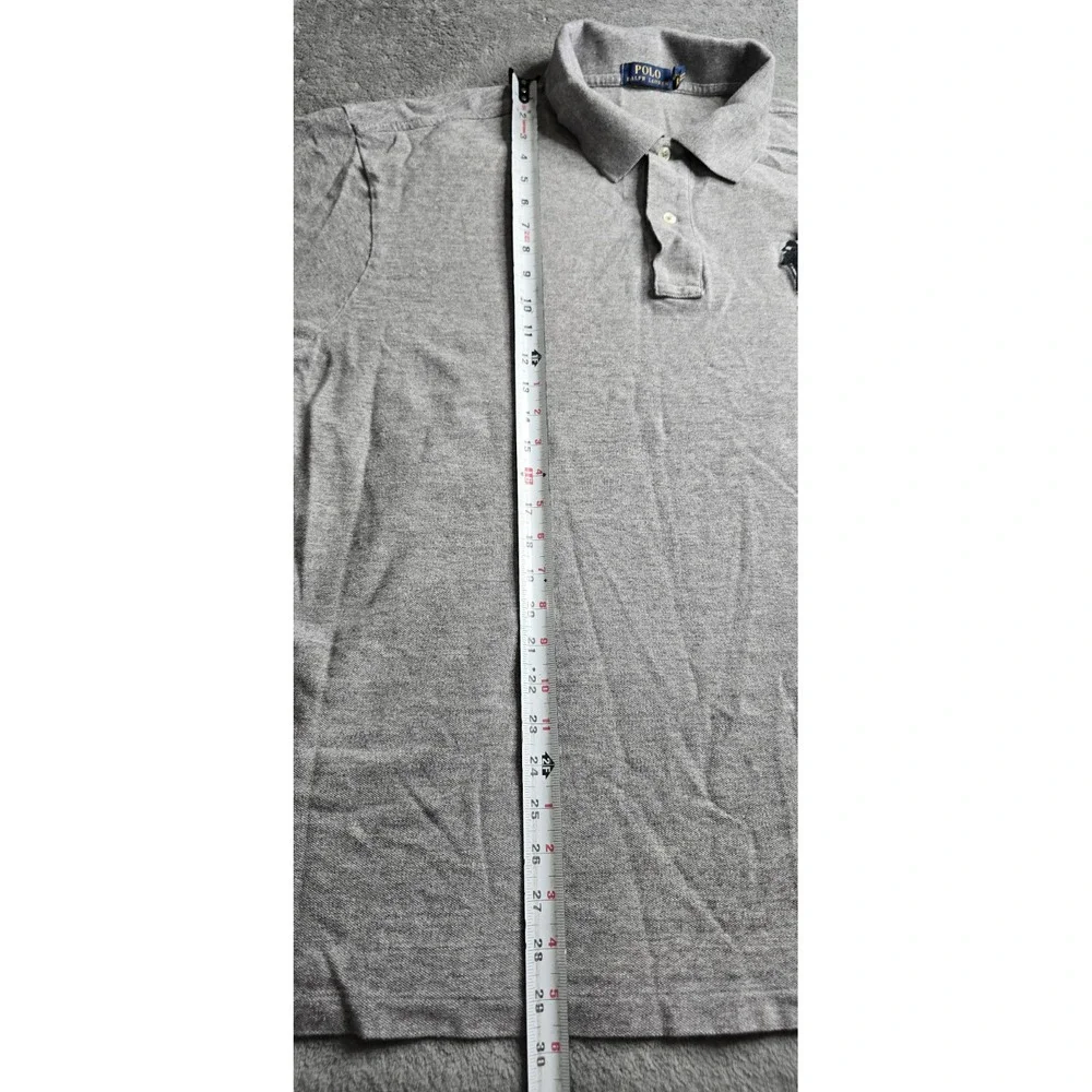Polo Ralph Lauren Big Pony Polo Shirt Mens 3XB 3XL XXXL Grey Preppy Rugby #3 Big